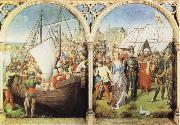 Hans Memling, The Martyrdom of St Ursula's Companions and The Martyrdom of St Ursula